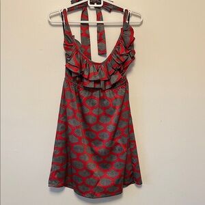 Judith March Ruffle Top Sling Back dress Size Small